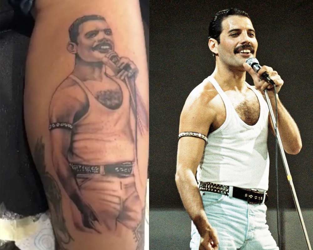 tatuaje freddy mercury